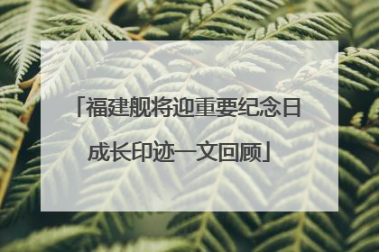 福建舰将迎重要纪念日 成长印迹一文回顾